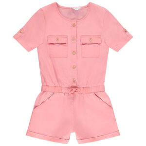 Combishort fluido con bolsillos para niña  Main Combishort fluido con bolsillos para niña