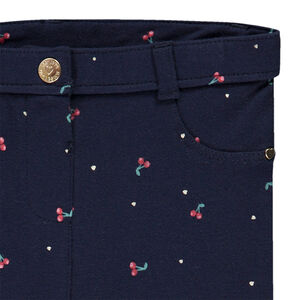 Jeggings de felpa estampados para bebé niña 