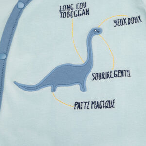 Pelele de terciopelo Mes Amigos los Dinos para bebé niño 