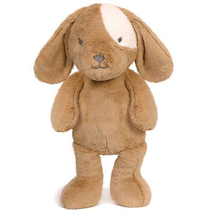 Peluche gran tamaño Duke el perro 52cm - Marrón/ Blanco 