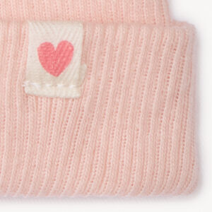 Gorro de maternidad liso de punto acanalado para bebé niña 