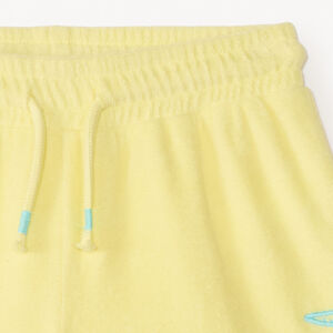 Short de felpa con bordado de estrella de mar para niña 