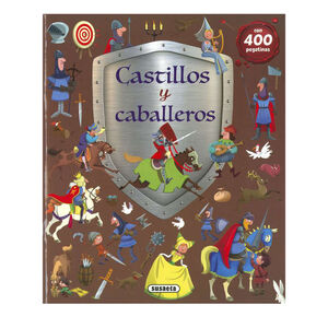 Libro colección pegatinas para todos Castillos y caballeros +5 años 