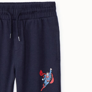 Pantalón de jogging liso Super Man Warner para niño 