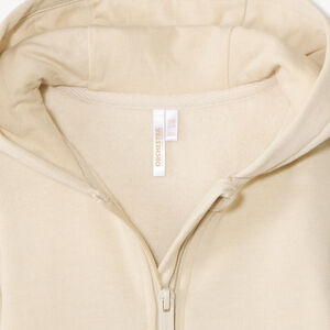 Chaleco liso de felpa con corazón bordado en lurex para bebé niña 