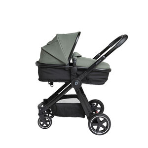 Poussette trio combiné Sienna + siège-auto i-Prim kaki/noir  Main Poussette trio combiné Sienna + siège-auto i-Prim kaki/noir
