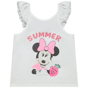 Camiseta sin mangas con estampado fantasía Minnie Disney para bebé niña 
