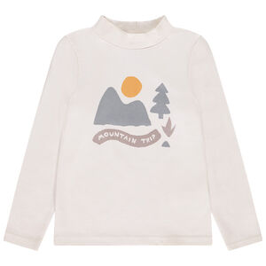 Sudadera de niño con cuello alto y estampado fantasía 