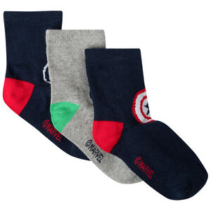 Pack de 3 pares de calcetines motivos Marvel Main Pack de 3 pares de calcetines motivos Marvel