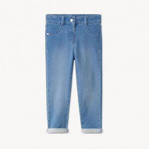 Jeans slim con bolsillos en forma de gato para bebé niña  Main Jeans slim con bolsillos en forma de gato para bebé niña
