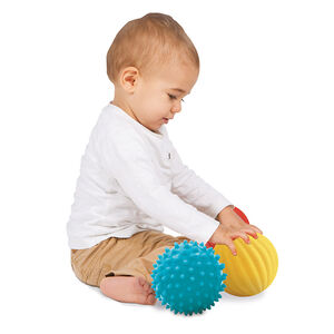 3 pequeñas pelotas sensoriales  