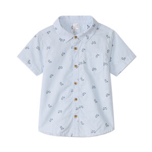 Camisa de manga corta con estampado de scooters para bebé niño 