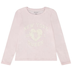 Camiseta de manga larga con estampado divertido para niña 