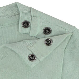 Camiseta de manga larga efecto color block para bebé niño 