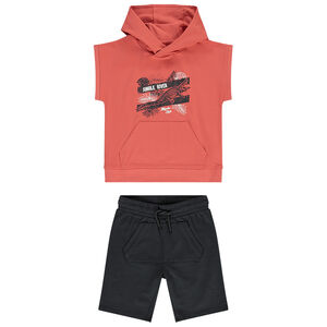 Ensemble de plage en jersey print fantaisie pour garçon 