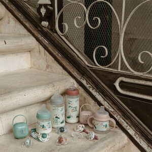 Attache-sucette ruban Walk in the park jaune 