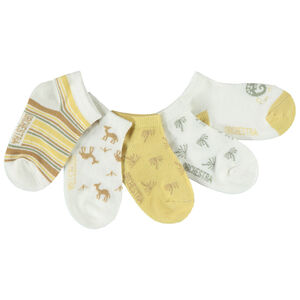 Pack de 5 pares de calcetines cortos Désert para bebé niño 