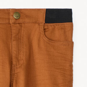 Pantalón liso con cintura elástica niño 