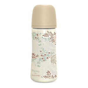 Biberóncon tetina fisiológica SX Pro L 360ml Poetry beige 