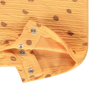 Mono corto estampado de manchas de leopardo para bebé niño 