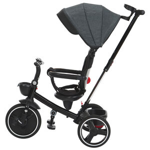 Triciclo Triky 5 en 1 evolutivo gris/negro  Main Triciclo Triky 5 en 1 evolutivo gris/negro