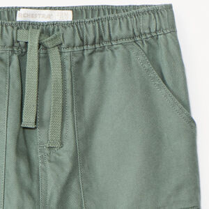 Pantalón cargo de tela lisa para bebé niño 