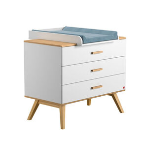 Cambiador Nautis en color blanco y madera 