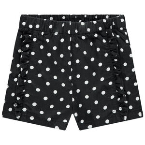Short estampado topos y volantes 