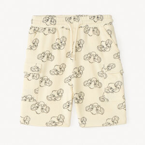 Pantalón corto cargo estampado El Rey León Disney para bebé niño 