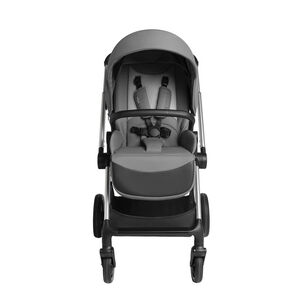 Cochecito duo Athéna Xelium con asiento de coche i-Prim gris y negro 