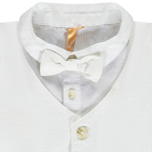 Conjunto de pantalón y camisa con chaleco de lazo desmontable para bebé niño 