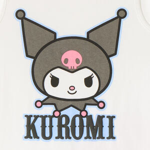 Conjunto de 2 piezas de pyjama de tirantes + pantalones cortos de Kuromi Hello Kitty para niña 