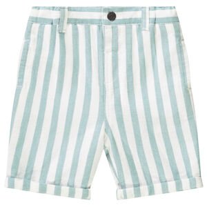 Bermuda en coton fantaisie à rayures pour bébé garçon 