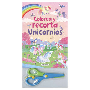 Libro para colorear y recortar Unicornios 