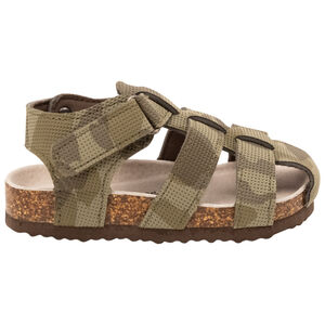 Sandalias velcro estampado camuflaje para bebé niño 