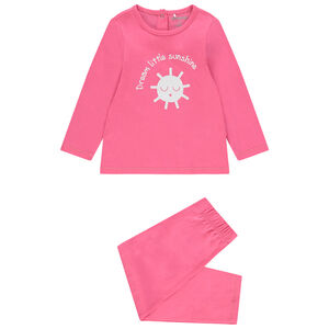 Pijama de jersey con estampado de sol para niño 