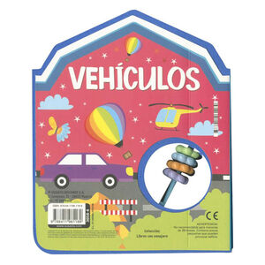 Libro con sonajero Vehículos +1 año 