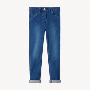 Jeans skinny de denim para niña  Main Jeans skinny de denim para niña