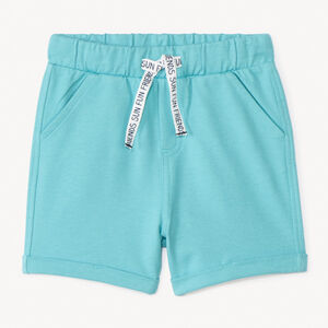 Bermudas de felpa lisa para bebé niño 