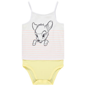 Body de tirantes finos estampado Bambi Disney para bebé niña 