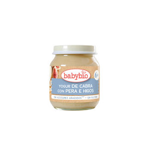 Yogur de pera e higos con leche de cabra 6M+ 130g  Main Yogur de pera e higos con leche de cabra 6M+ 130g