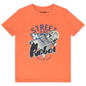 T-shirt manches courtes en jersey print fantaisie garçon 