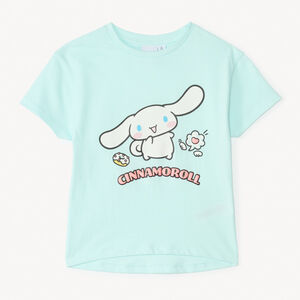 Camiseta de manga corta Cinnamoroll Hello Kitty para niña 