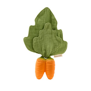 Cathy the Carrot Mini Doudou-Teether 