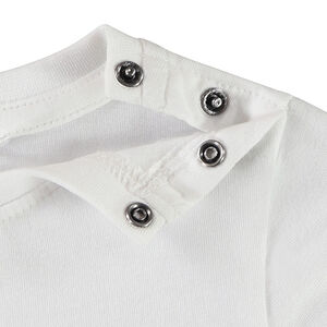 Camiseta de manga larga con estampado de mensaje para bebé niño 