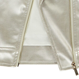 Perfecto estilo biker en efecto piel metálica para niña  Main Perfecto estilo biker en efecto piel metálica para niña