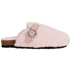 Pantuflas de peluche estilo sabot para niña 