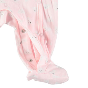 Juego de 2 pijamas de algodón ecológico con nubes estampadas 