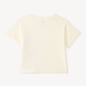 Camiseta de manga corta para niña oversize con bordado de Hello Kitty 