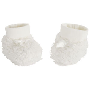 Zapatillas de sherpa con lurex plateado para bebé niña  Main Zapatillas de sherpa con lurex plateado para bebé niña